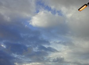 cloudy San Diegan skies