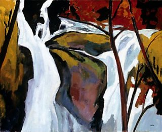 Waterfall by John Cole at Lisa Harris Gallery